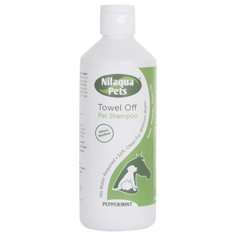 Nilaqua Pets Towel Off Pet Shampoo 200ml Peppermint